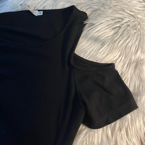 Michael Stars cold shoulder short sleeve shirt - Picture 8 of 11